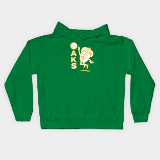 Defunct Oakland Oaks Basketball Kids Hoodie